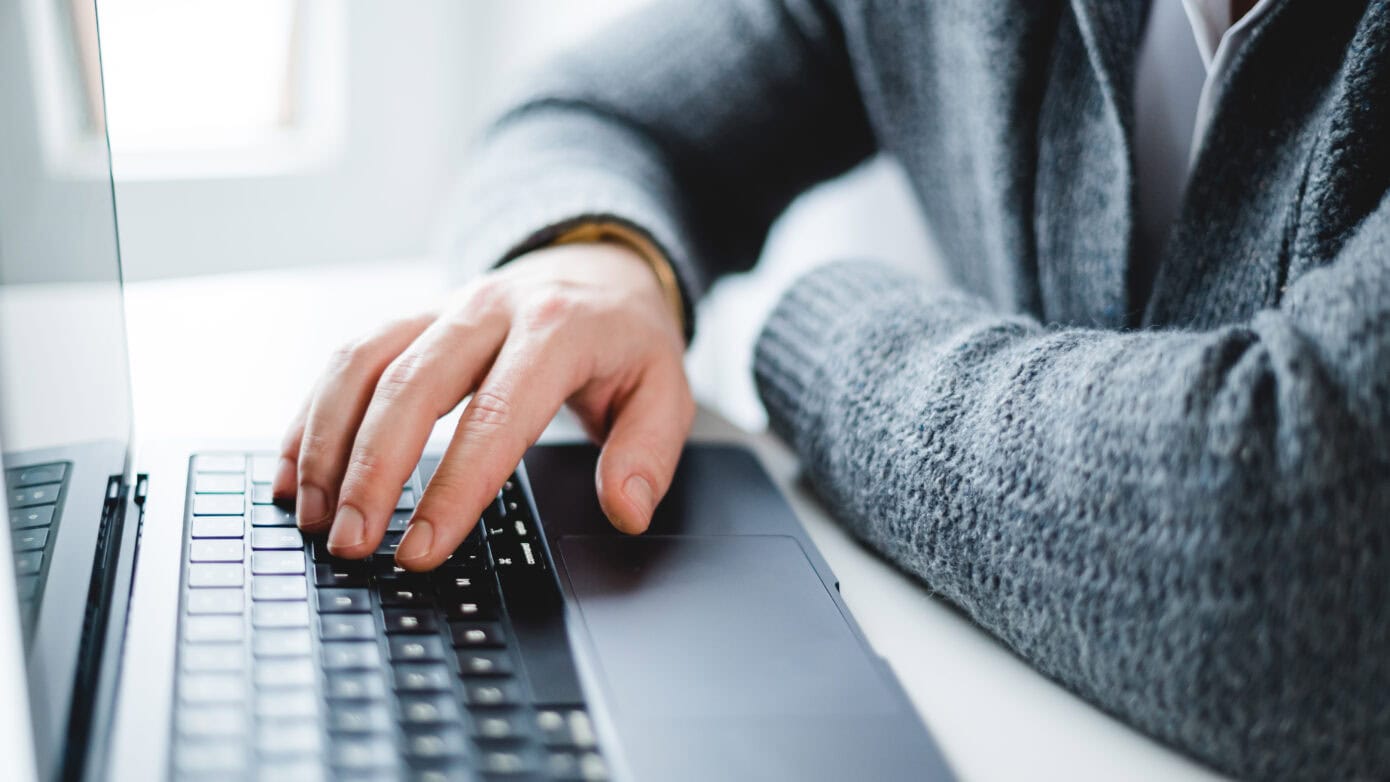 LEMARIT Domain Management am Laptop